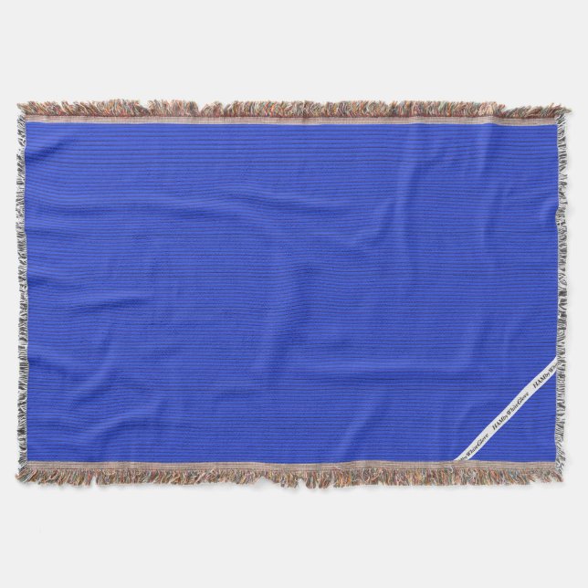 Cobertor HAMbyWG - Aberto - Faixa azul brilhante (Frente)