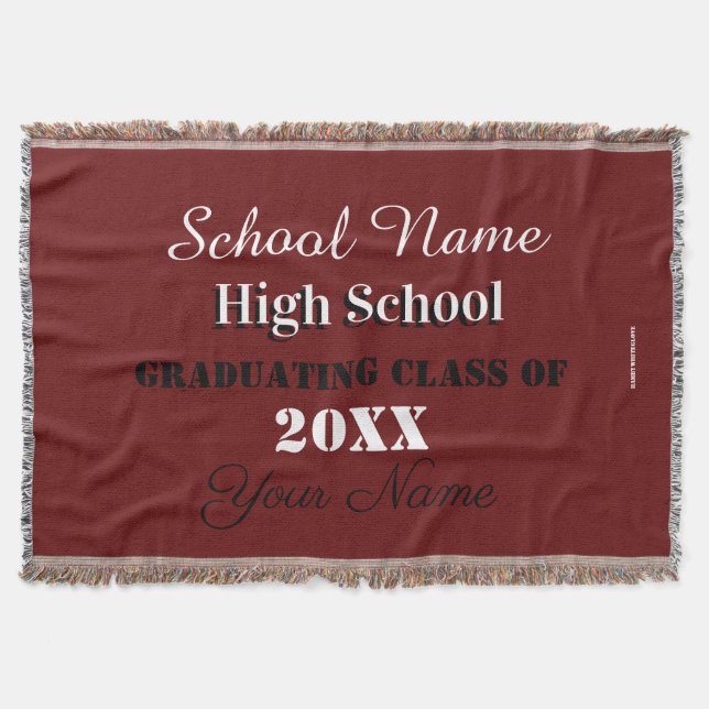 Cobertor HAMbyWG - Lança-Espírito Escolar (Frente)