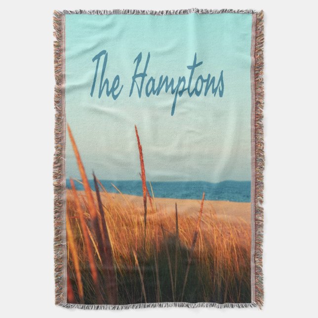 Cobertor Hamptons Beach Long Island New York (Frente Vertical)