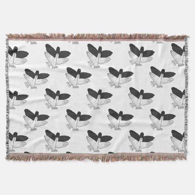 Cobertor Hand Silhouette Eagle (Frente)