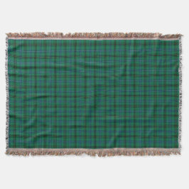 Cobertor Henderson Family Green e Blue Clan Tartan