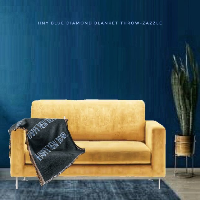 Cobertor HNY-Blue Diamond (Criador carregado)