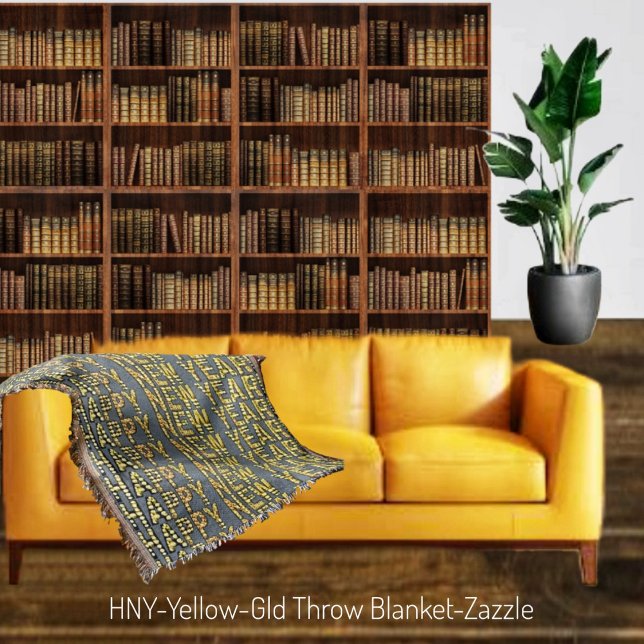 Cobertor HNY-Yellow-Gld (Criador carregado)