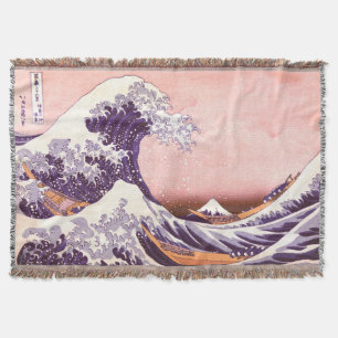 Cobertor hokusai - A onda do excelente