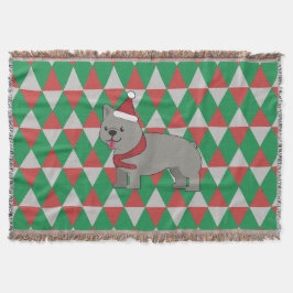 Cobertor Holiday Diamonds Dog