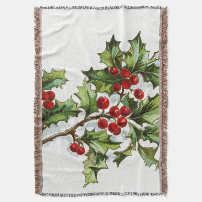 Cobertor HollyBerries_001 (Frente Vertical)