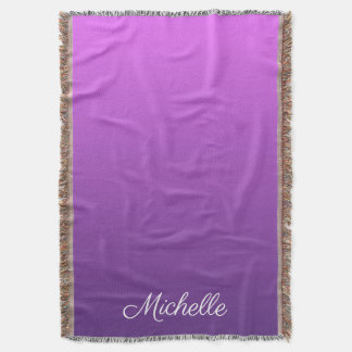 Cobertor Homem roxo personalizado