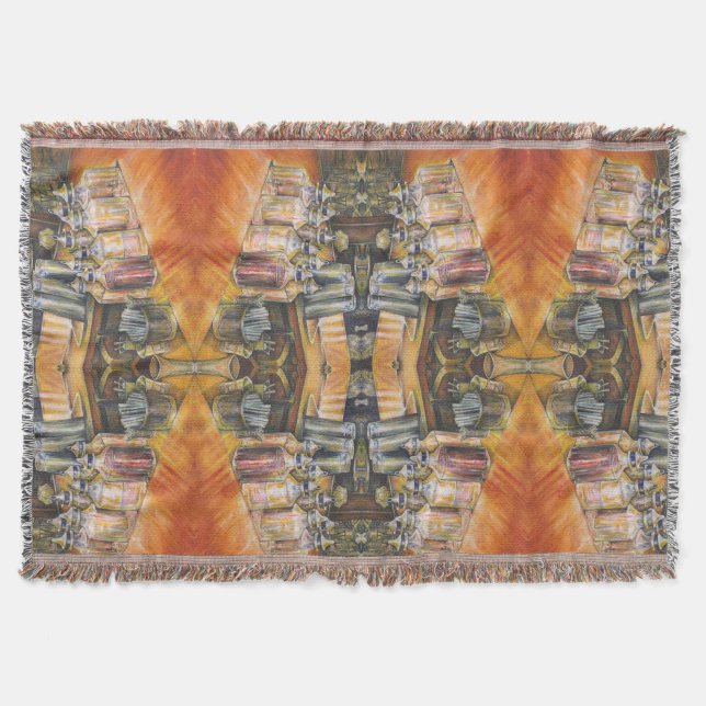 Cobertor Ideografia da luz Ouro (Frente)