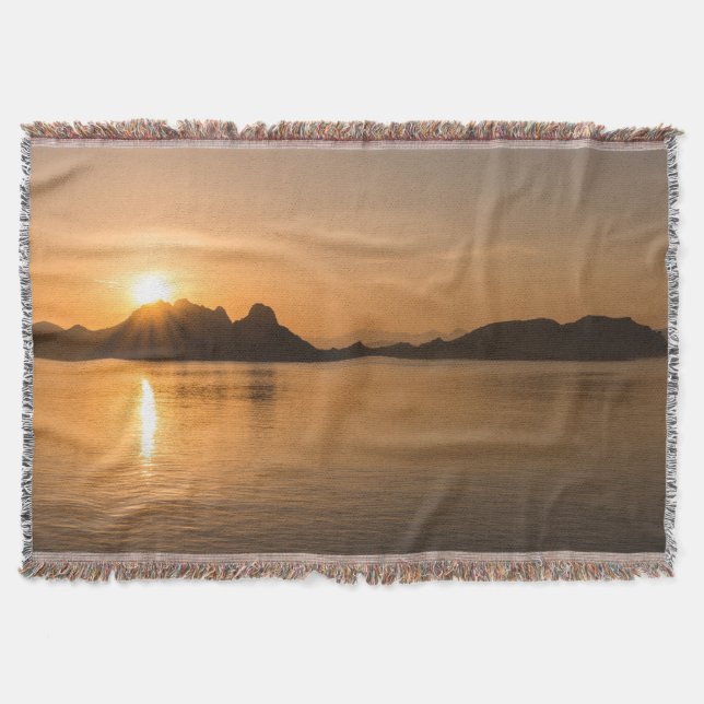 Cobertor Ilha Komodo ao pôr do sol (Frente)