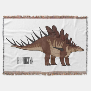 Cobertor Ilustração de desenho animado de Kentrosaurus
