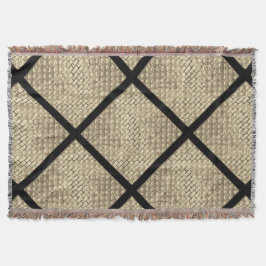 Cobertor Impressão de design de bege de tijolo