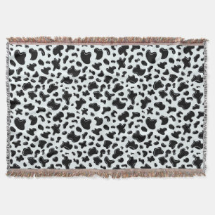 Cobertor Impressão de Leopardo da Neve com Manchas de Anima