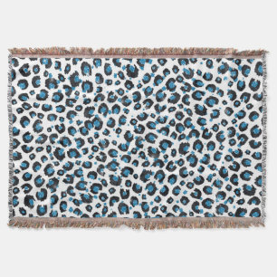 Cobertor Impressão Negra-Leopardo Negra-Negra-brilhante Ele