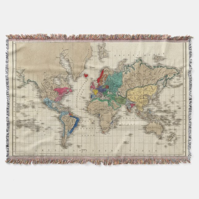 Cobertor Independência Do ANÚNCIO 1783 dos Estados Unidos (Frente)