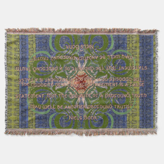 Cobertor Infinite - Green Abstract by Alexandra Cook