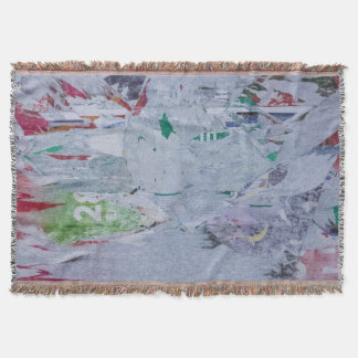 Cobertor Inverno antigo poster parece cinza verde branca ve