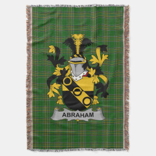 Cobertor Irish Abraham Casaco do Serviço Familiar de Armas 