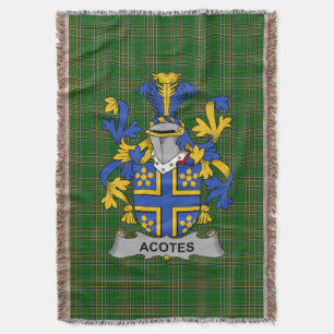 Cobertor Irish Acotes Casaco do Serviço Familiar de Armas I