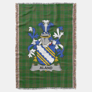 Cobertor Irish Aland Casaco do Serviço Familiar de Armas Ir
