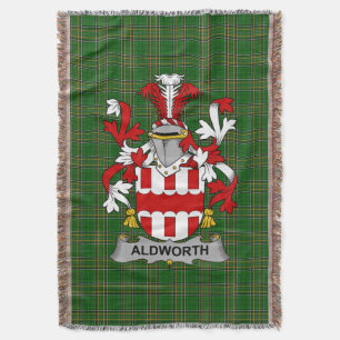 Cobertor Irish Aldworth, Casaco do Serviço Familiar de Arma