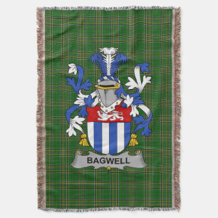 Cobertor Irish Bagwell Casaco do Serviço Familiar de Armas 