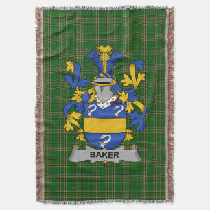 Cobertor Irish Baker Casaco do Serviço Familiar de Armas Ir