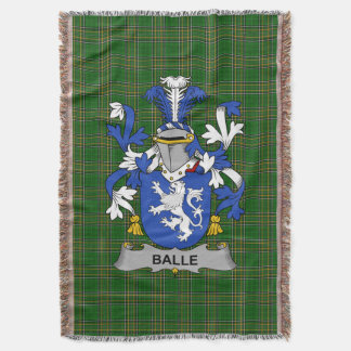 Cobertor Irish Balle Casaco of Arms Family Crest Irlanda