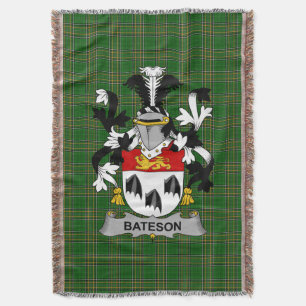 Cobertor Irish Bateson Casaco do Serviço Familiar de Armas 