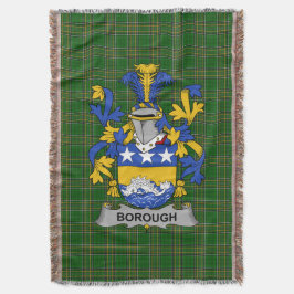 Cobertor Irish Borough Casaco do Armamentos Family Crest Ir