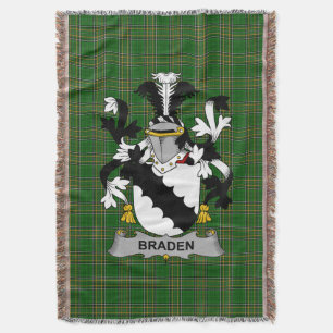 Cobertor Irish Braden ou O_Braden Casaco de Armadilhas