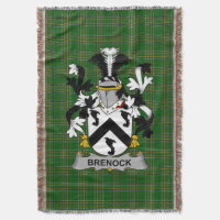 Irish Brenock Casaco do Serviço Familiar de Armas