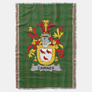 Cobertor Irish Cairnes, Casaco do Serviço Familiar de Armas