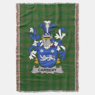 Cobertor Irish Carbery Casaco do Serviço Familiar de Armas 