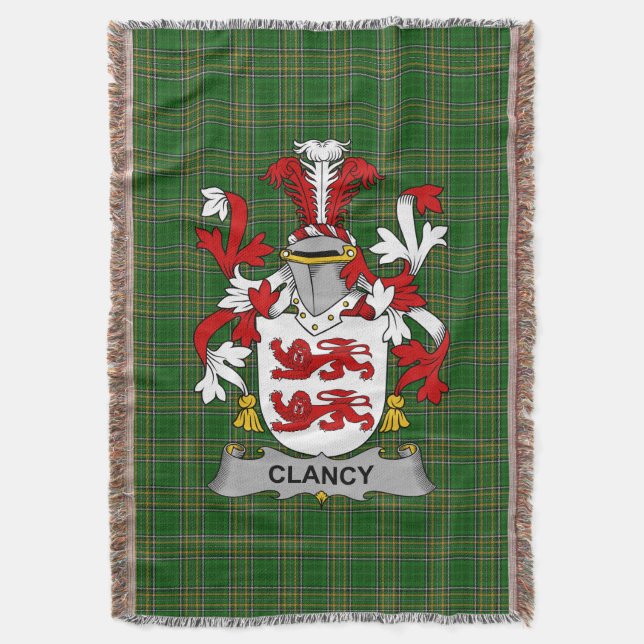 Cobertor Irish Clancy ou McClancy Casaco de Armamento Famil (Frente Vertical)