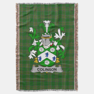 Cobertor Irish Colinson - Casaco do Serviço Familiar de Arm
