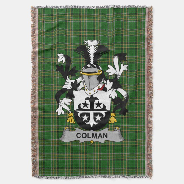 Cobertor Irish Colman ou McColman Casaco de Armamento Famil (Frente Vertical)