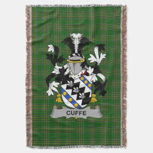 Cobertor Irish Cuffe Casaco do Serviço Familiar de Armas Ir