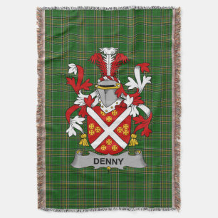Cobertor Irish Denny Casaco do Serviço Familiar de Armas Ir