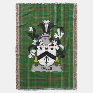 Cobertor Irish Falls Casaco do Serviço Familiar de Armas Ir