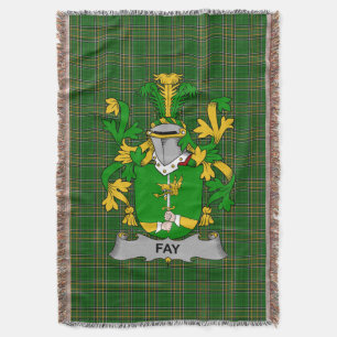 Cobertor Irish Fay ou O_Fee Casaco do Armamento Family Cres
