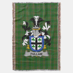Cobertor Irish Fullam Casaco do Serviço Familiar de Armas I