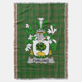 Cobertor Irish Furlong Casaco do Armamentos Family Crest Ir