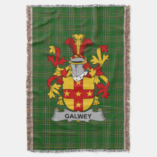 Cobertor Irish Galwey, Casaco do Serviço Familiar de Armas 