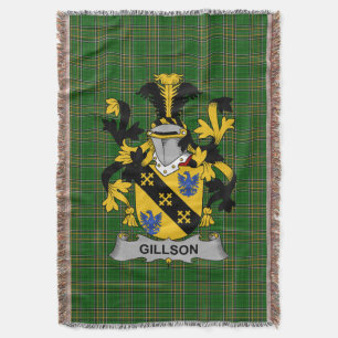 Cobertor Irish Gillson Casaco do Serviço Familiar de Armas 