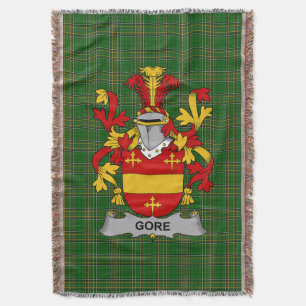 Cobertor Irish Gore Casaco do Serviço Familiar de Armas Irl