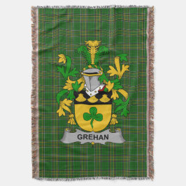Cobertor Irish Grehan ou O_Greaghan Casaco da Família de Ar