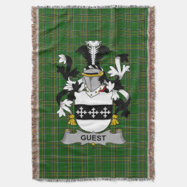 Cobertor Irish Guest Casaco de Armamento Family Crest Irlan