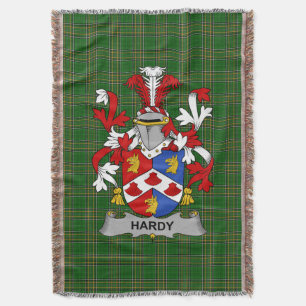 Cobertor Irish Hardy Casaco do Serviço Familiar de Armas Ir