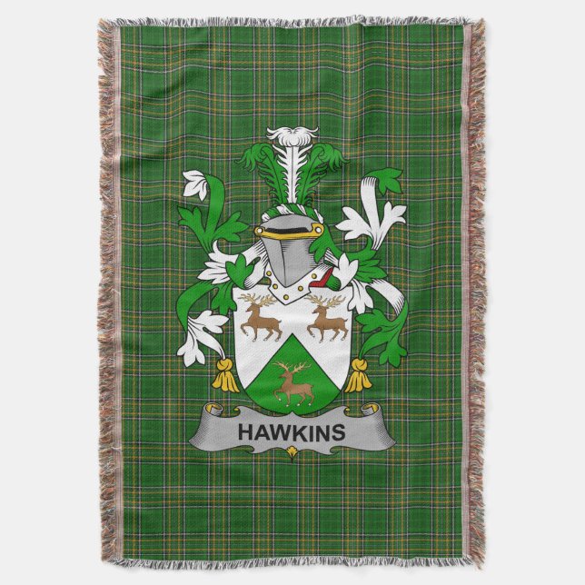 Cobertor Irish Hawkins ou Haughan Casaco de Armadilhas (Frente Vertical)