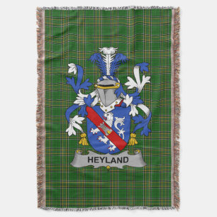 Cobertor Irish Heyland Casaco do Serviço Familiar de Armas 